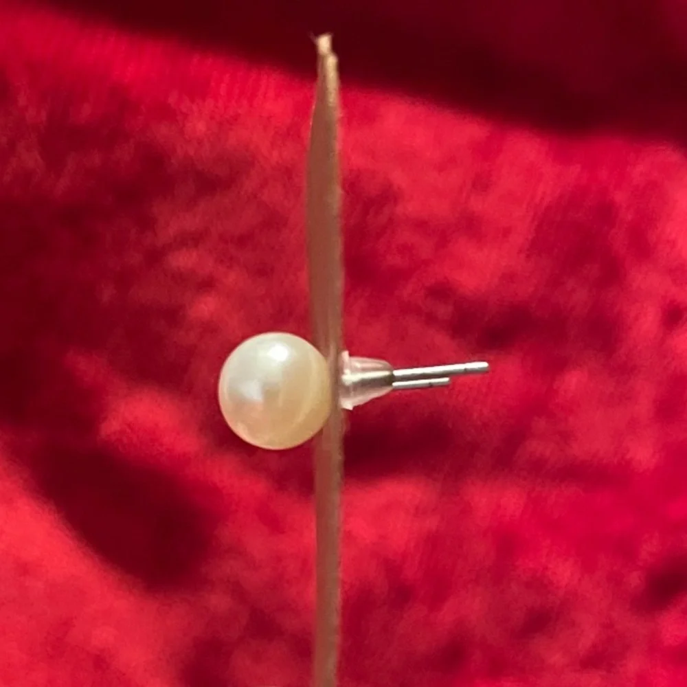 Chic Faux Pearl Stud Earrings